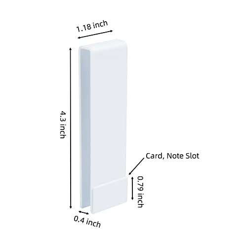 White Acrylic Erasable Screen Top Initiative Trackers 12PCS for DND (12 Count)