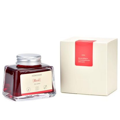 Hongdian Fountain Pen Bottled Ink Red