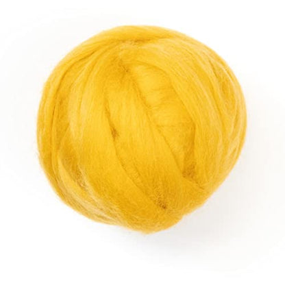 Colored Natural Wool roving (8 Ounce)