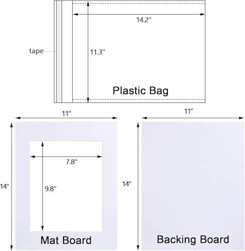 Pack of 5 White Pre