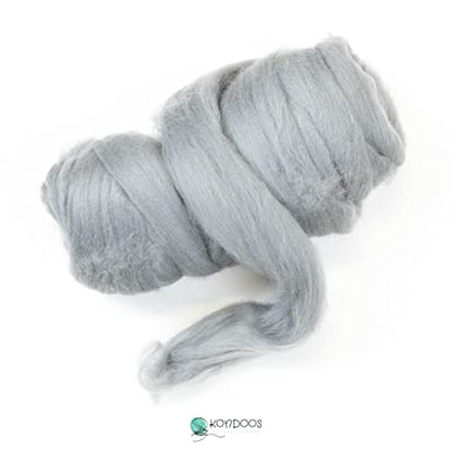 Colored Natural Wool roving (8 Ounce)