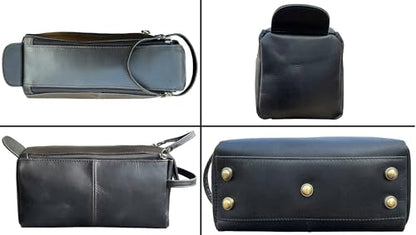 Leather Toiletry Bag for Men