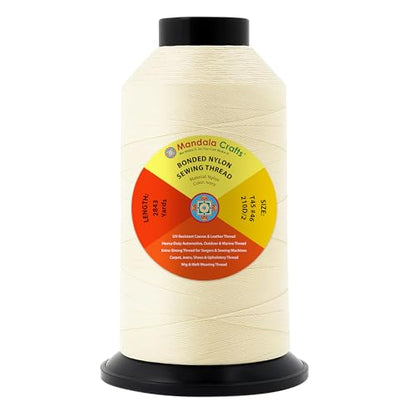 Size 46 210D T45 Ivory Bonded Nylon Thread