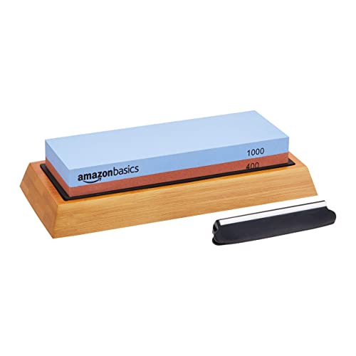 Dual Sided Whetstone Knife Sharpening Stone 400