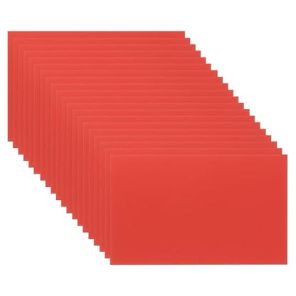 2.1x3.3 Inch Anodized Aluminum Sheet Metal (20 Count)