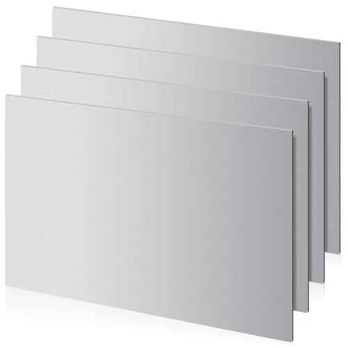 4 Pcs 16" x 12" Steel Sheet (4 Count)
