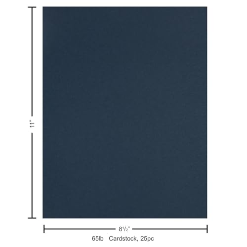 Stash Builder Cardstock 8.5" x 11" Uniform Blue