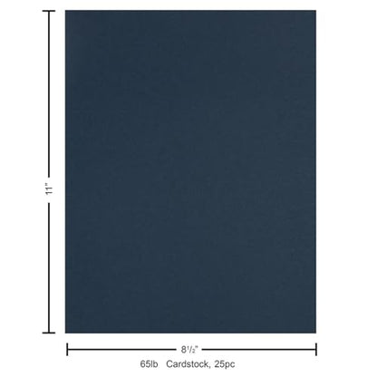 Stash Builder Cardstock 8.5" x 11" Uniform Blue
