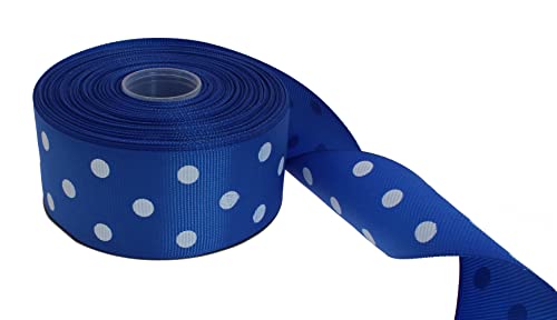 Polka Dot Grosgrain Ribbon 25 Yard Each Roll 100% Polyester