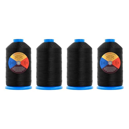 Size 277 840D T270 Black Combo Bonded Nylon Thread (9597.76 Foot)