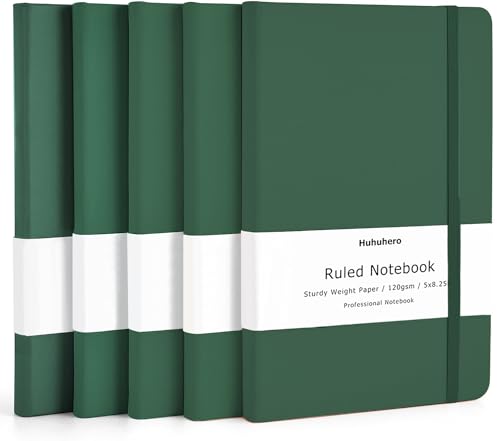 5 Pack Lined Notebook Journals (5 Count)