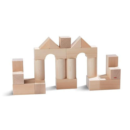 Wooden Building Blocks 26 Piece Set