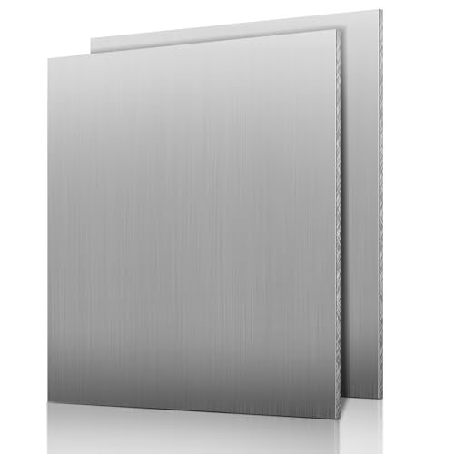 2 Pcs 6061 Aluminum Sheet Metal Plate 15 x 15 x 1