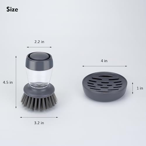 Dish Brush with Soap Dispenser