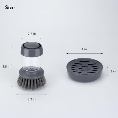 Dish Brush with Soap Dispenser