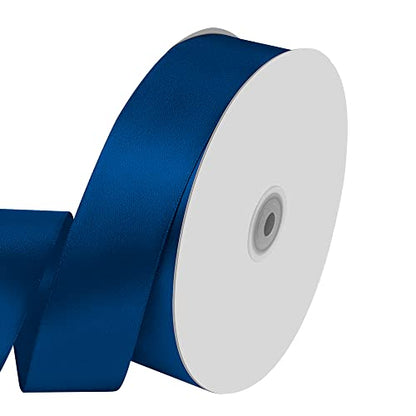 1-1/2" x 100 Yards Navy Blue Satin Ribbon Crafts Gift Wrapping