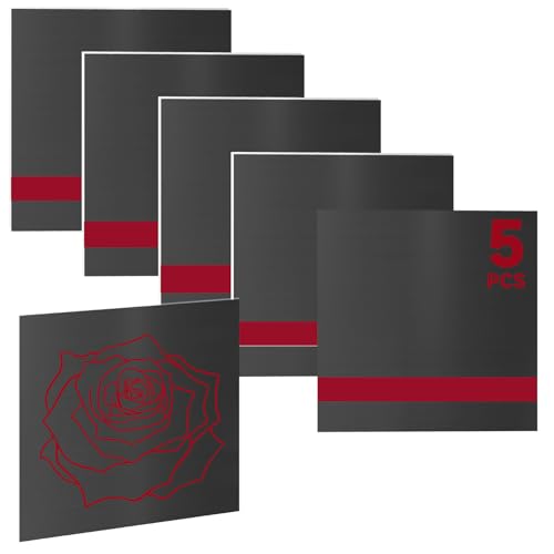 5PCS Laser Engraving Double Color ABS Plastic Sheet