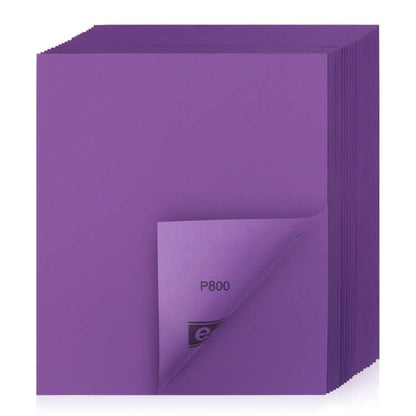 800 Grit Sanding Sheets 20 PCS 9 x 11 Inch Purple Alumina (20 Count)