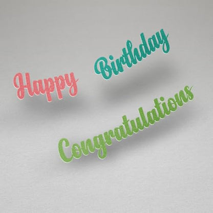 Word Die Cuts for Card Making