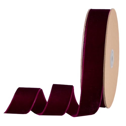 Burgundy Velvet Ribbon