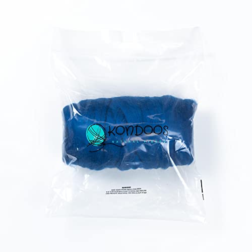 Colored Natural Wool roving (16 Ounce)