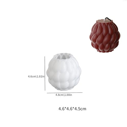 3 Pack Spiral Ball Cylinder Soap & Candle Mold (3 Count)