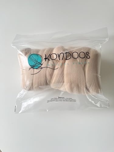 Colored Natural Wool roving