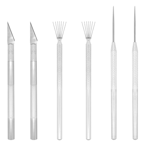3 in 1 Clay Needle Tools Sculpting Ceramics Pottery Carving Tools for Model Clay Supplies