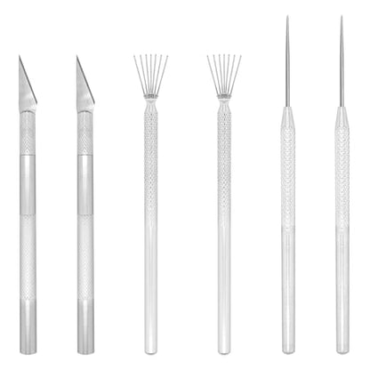 3 in 1 Clay Needle Tools Sculpting Ceramics Pottery Carving Tools for Model Clay Supplies