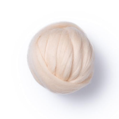 Colored Natural Wool roving