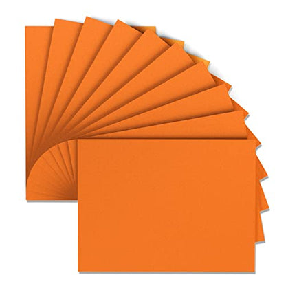 Orange Foam Sheets Crafts 9x12 Inch 2mm Eva Color Craft Foam Paper for Crafts Project Preschoolers Classroom Scrapbooking DIY Cosplay (10 Count)