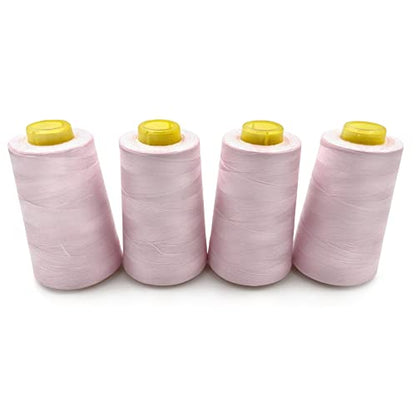 4 Cones of 3000 Yards Each Spool Thread for All Purpose (36000 Foot)