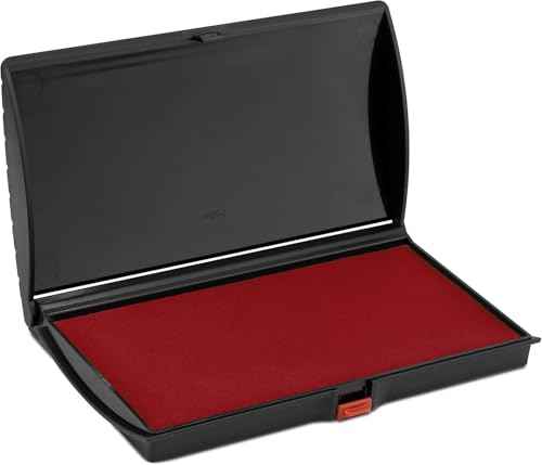 Large Premium Crimson Red Ink Stamp Pad