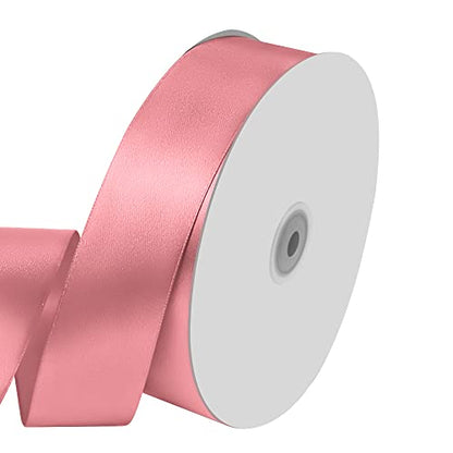1-1/2" x 100 Yards Pink Satin Ribbon Crafts Gift Wrapping