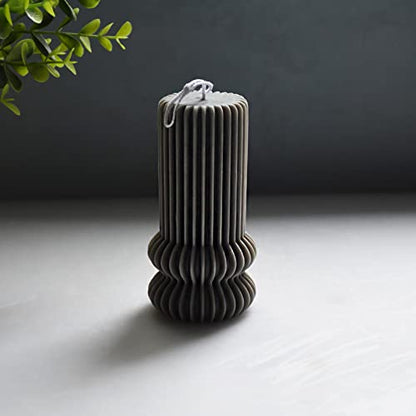 Stripe Roman Column Silicone Candle Mold Geometric Wax Soap Mold Fondant Chocolate Cake Baking Mould Plaster Clay Resin Epoxy Mold