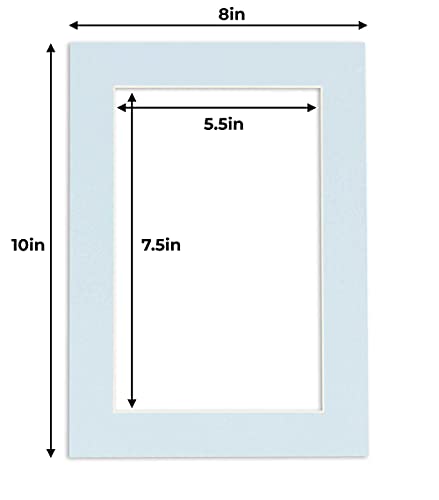 6x8 Mat for 8x10 Frame (25 Count)