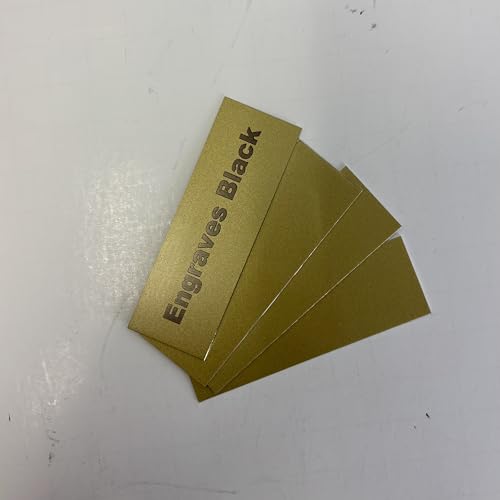 Blank Metal Plates for Laser Engraving (4 Count)