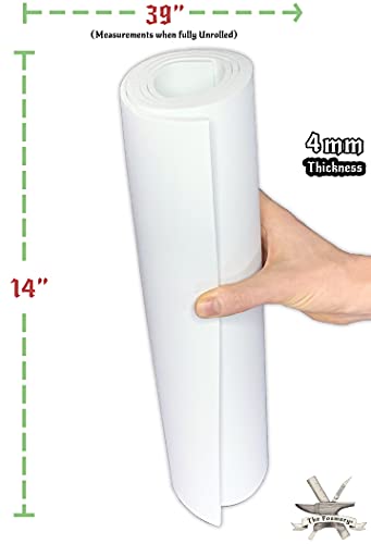 White EVA Foam Sheet (3 Sq Ft)
