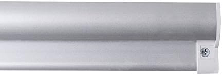 STAS Paper Rail 78.7'' - Wall-Mounted Display for Posters, Photos, Memos, and Drawings - Silver
