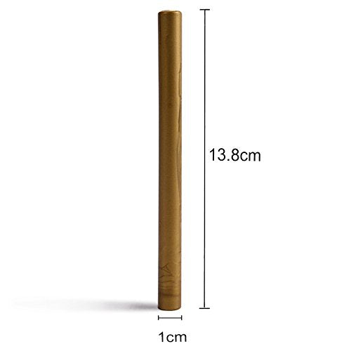 Brass Gold Glue Gun Sealing Wax Sticks for Large Size Glue Gun (12 Count)
