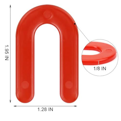 500 Pcs Horseshoe Shims U Shape Plastic Shims Tile Spacers 1