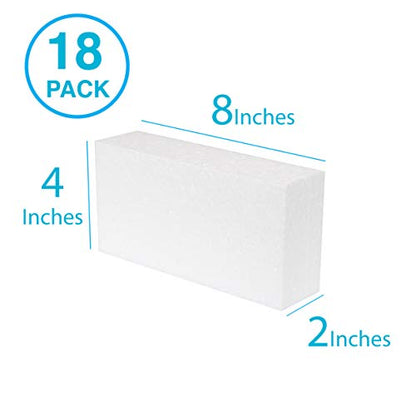 Silverlake 8x4x2 Craft Foam for Styrofoam Block Projects