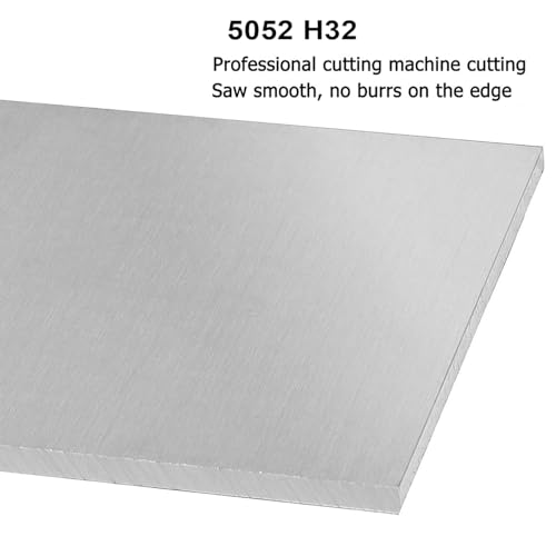 2 Pack 5052 H32 Aluminum Sheet Metal 8” x 4”x 1