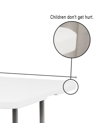6 ft HDPE Folding Table with Carry Handle