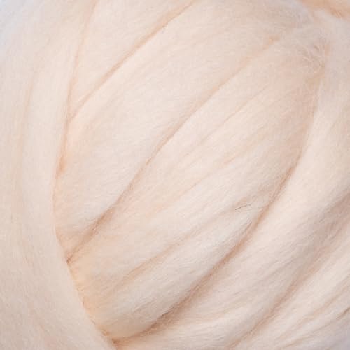 Colored Natural Wool roving