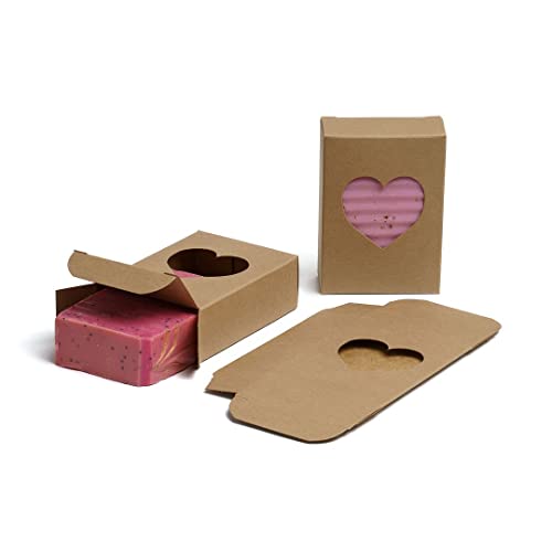 Kraft Rectangle Boxes Homemade Soap Packaging