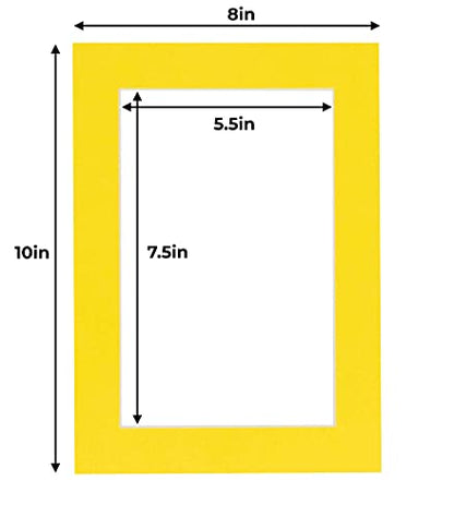 6x8 Mat for 8x10 Frame (10 Count)