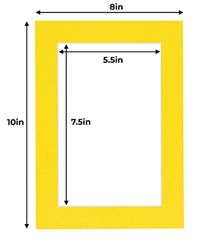 6x8 Mat for 8x10 Frame (100 Count)