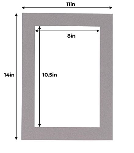 11x14 Mat for 8.5x11 Photo (10 Count)