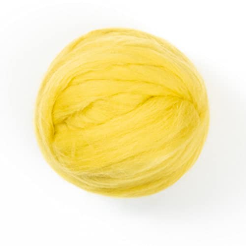 Colored Natural Wool roving (8 Ounce)